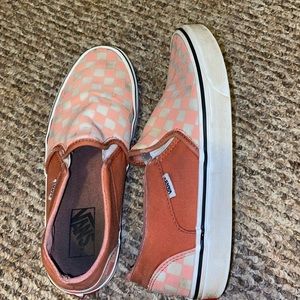 Pink Checkered Vans!